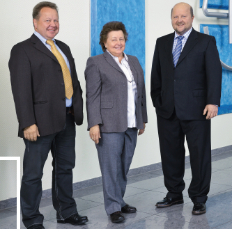 Lore Hafen mit ihren Söhnen Hubert und Wolfgang Hafen